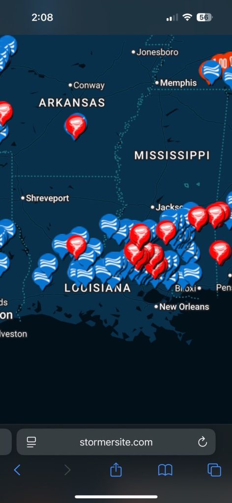 hail-wind-storm-map-louisiana-roof-damage