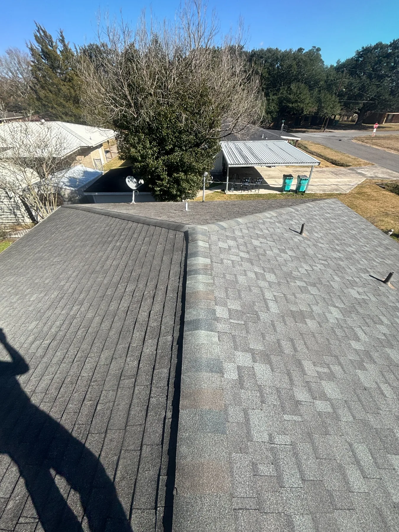 Residential roof replacement in progress in Opelousas, LA