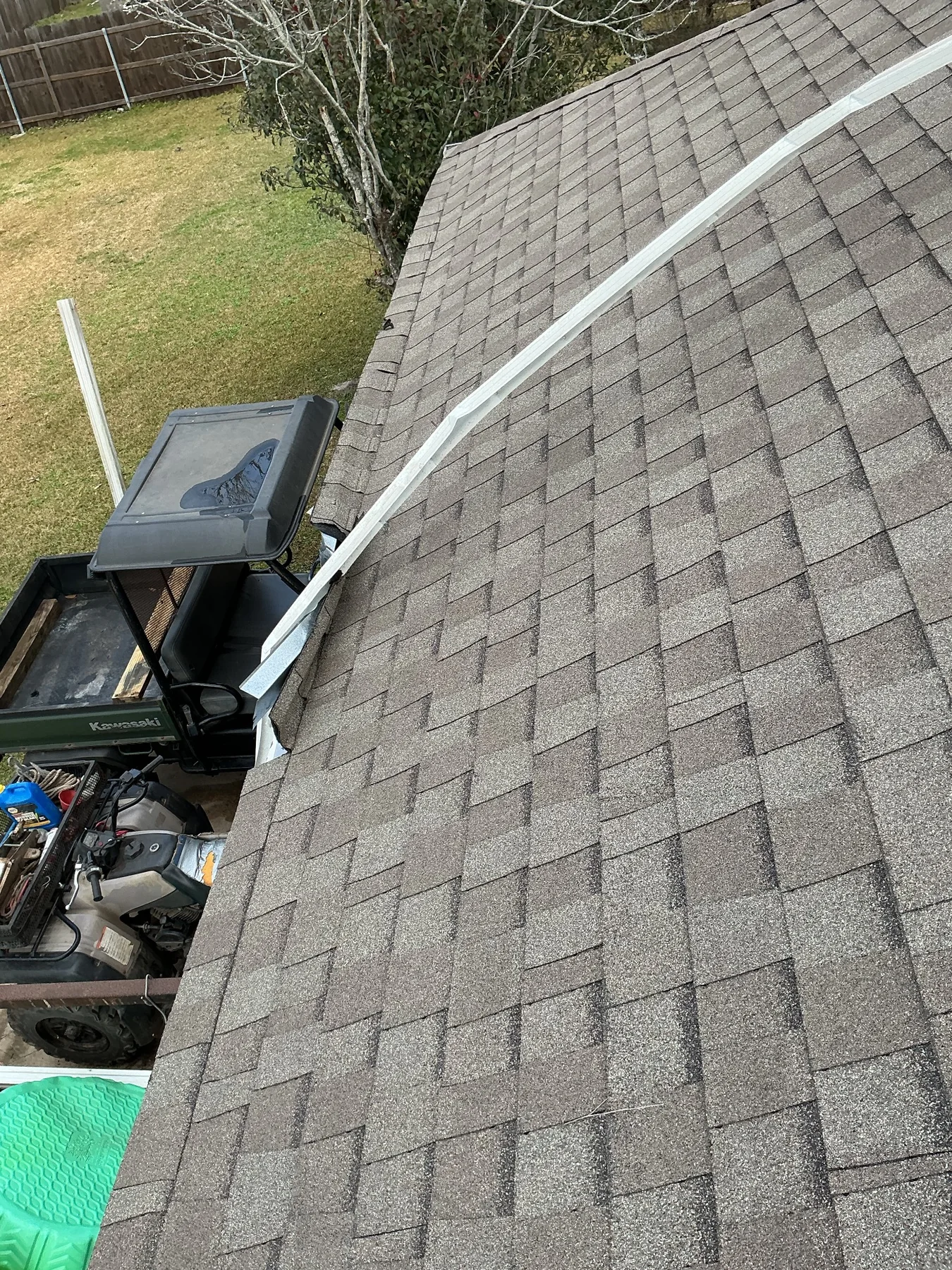 Roofing material delivery for a project in Eunice, LA